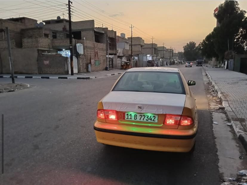 سلام عليكمً سياره سمند البيع موديل 12 مكاني بغداد حي اور رقمي *********** رايده ب40
