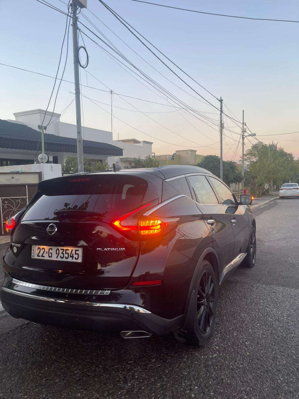 Nissan murano 2022 
فول فول ٢٠٢٢ بلاتينيوم بيها جاملغ بنيد سبغ شوي بيها دواخل ايرباك سستم ماشيه ٥٣ كم سياره كلش نضيف بدون مسارف سعره ١٨٥ بيها مجال مكان اربيل 
*********** أربيل, العراق
