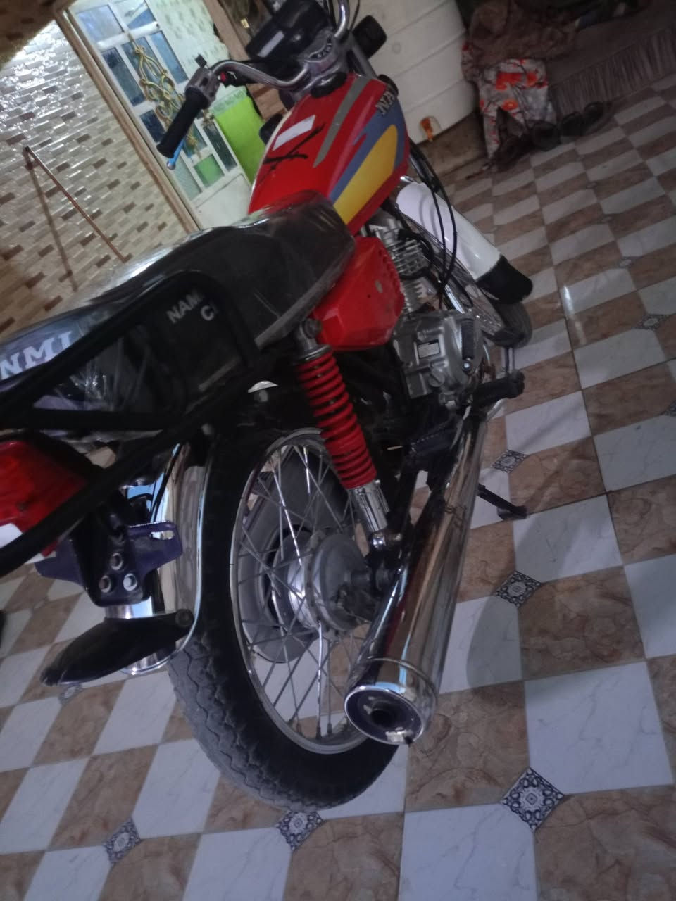 دراجه نامه للبيع اوراق كامله
موديل 2020 نظيفه جدأ
السعر 850000 
غير متواجد على الفيس 
الشراي يتصل على الرقم ***********
