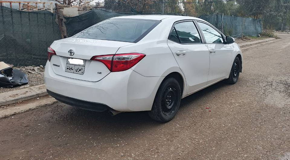 کرۆلا 2016 تەنها بۆنیتی بۆیاغە بێ ناوگرتن
 نرخی 137 $
***********
*********** شمشمل, السليمانية
