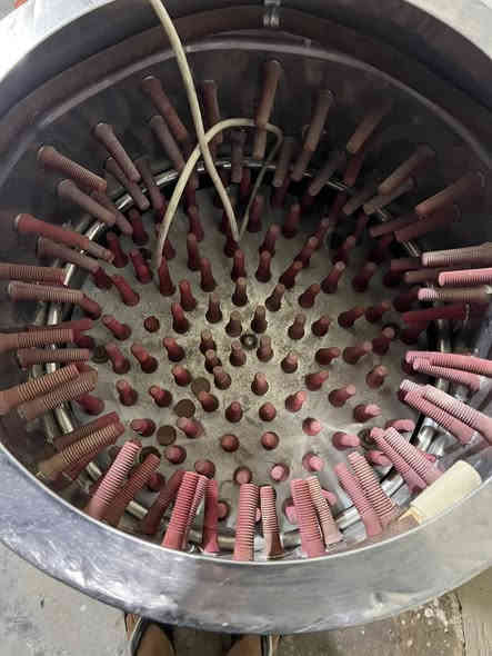 مكينه سمط دجاج للبيع نظيفه حجم كبير السعر 200 المكان فلوجه حي العسكري تواصل خاص او رقم 
***********
