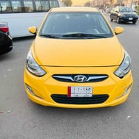 هيونداي اكسنت خليجي موديل ٢٠١٣ اجرة ( تكسي )  مكينة 1.6 فتحة رقم ديالى...