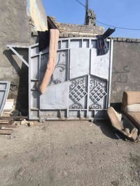 باب سلايت ٣م • ٢ بيبان ١م • حديد ثقيل