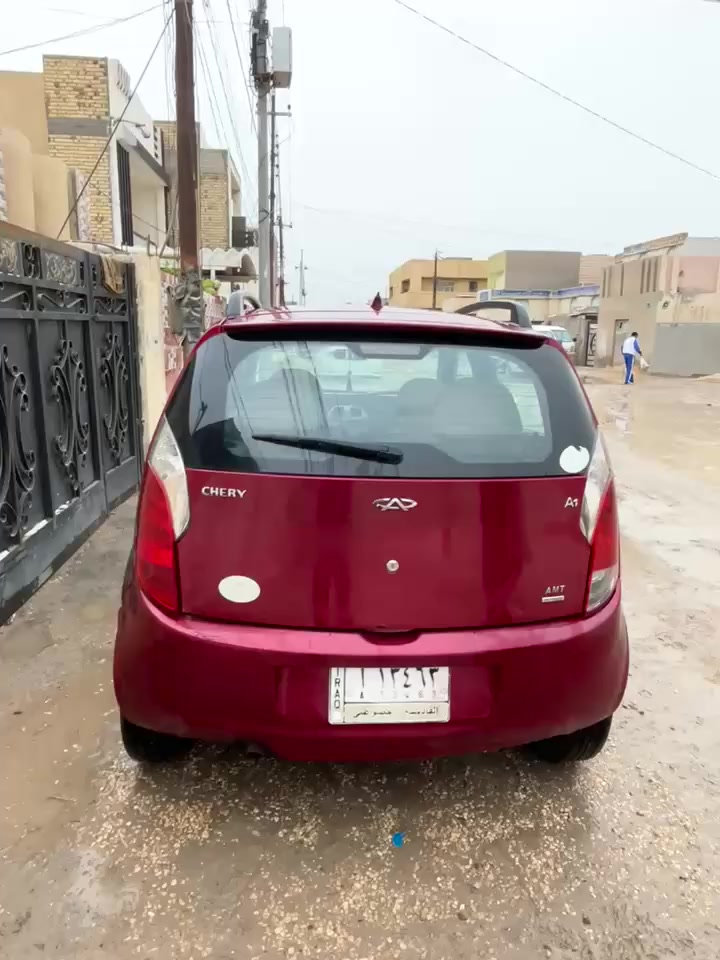 سلام عليكم للبيع شيري A1 رقم قادسيه تحويل مباشر
كير كهربائي 

تبريد شغال 
مكينه شغاله 
رقم قادسية 
بيه صبغ مكانات بسيطه بدون ضربة ولا تبديل 
سياره حلوه جاهزه 
للستفسار *********** مكان السياره حله 
السعر 28
