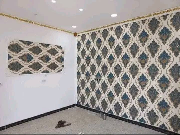 عندك غرفه تعبانه رطوبه تصليح وصبغ ترجع مثل ماجانت شرط اسعارنا شغل شرط  بيت 100 متر داخلي و خارجي ٣٠٠الف بس عمل بس ...الغرفه الواحده ٣٥ الف مع تصليح الغرفه  العمل كركوك نشتغل ورق جدار بديل الرخام سقف ثانوي ***********   , وات ساب
