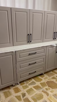 كاونتر تفصال بلوك مرمر كوارتز وحوض ستيل عنواني بغداد المنصور استفسار ا...