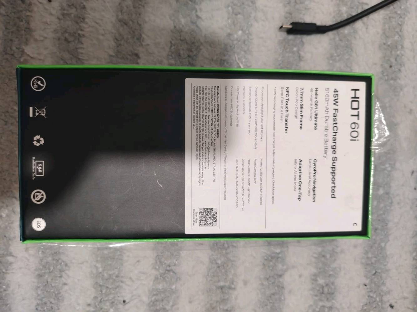 سلام عليكم عندي جاهز انفنكس هوت 60i جاهز أخو جديد استعمال قليل ذاكره. 265 عشوائيه 8 يشغل ببجي 40 فريم غراضه ما مستخدمه شاحنه 45w معالجة G81UItimate حجم شاشه 6.7  جهاز قوي  السعر 210 بيه مجال بسيط مكاني بغداد البنوك رقمي ***********