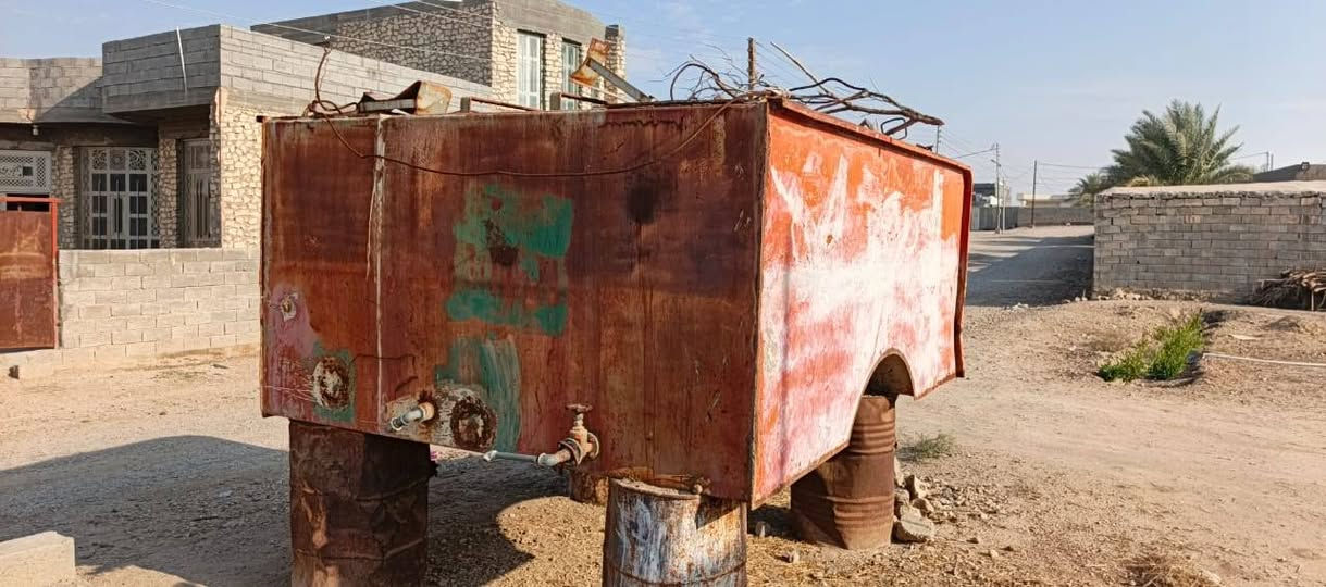 تانكي للبيع سعه ٧ الف لتر سعر مليون او بي مجال 
العنوان هيت ناحيه الفرات
***********
