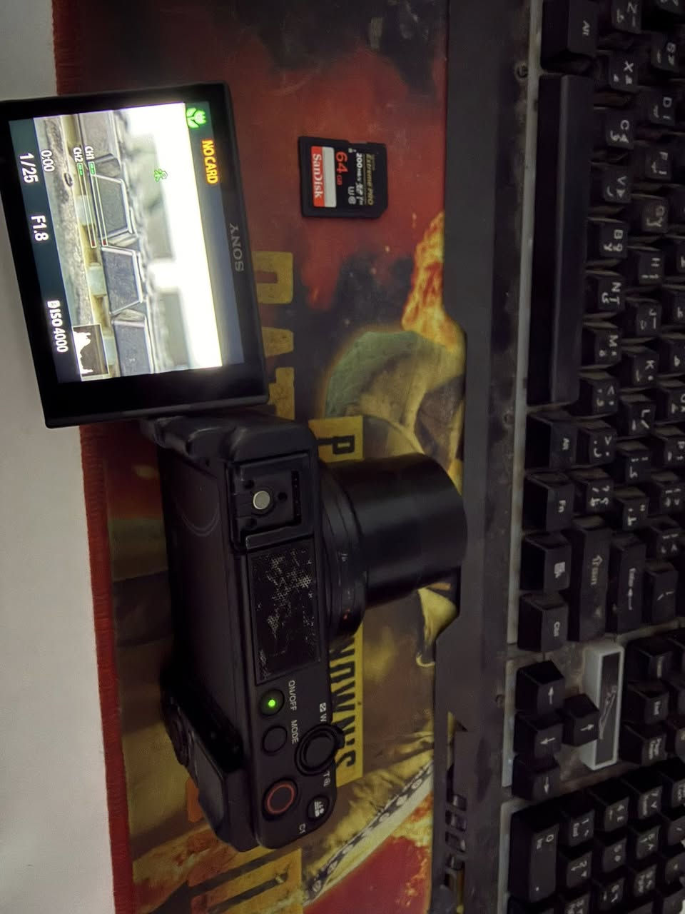 للبيع كامرا سوني zv 1
مع رام 64 san disk 
السعر 250 الف
توصيل موجود
عنواني بغداد


**إذا كنت صاحب هذا الإعلان وتريد حذفه لأي سبب، رجاءا أرسل رسالة إلى الدعم الفني**