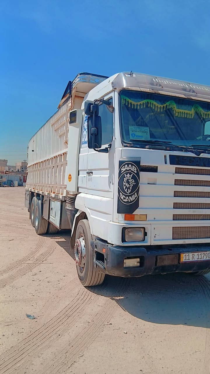 سكانيا بطة موديل ١٩٩٢تخم تاير شاصي كير كفالة دوشمة درجة اولى مكينة بيها بخار بدون تنقيص كهربائيات كاملة رقم بغداد السنوية باسمي تحويل ثاني يوم أرقام انكليزي موبايل ***********

