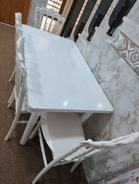 طاولة ٧٠×١٢٠ • ٤ كراسي • تركي ثقيل