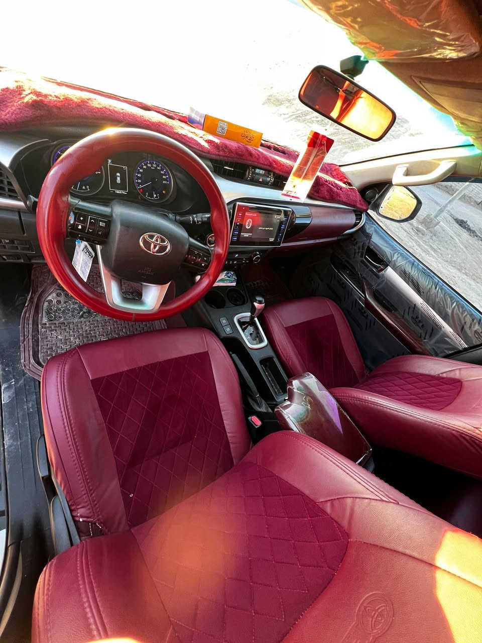 هايلوكس فور ويل موديل 2020 كاز
شركة ساز SAS
رقم اربيل الجديد 
 ماشيه 160
تبريد قطعتين 
إشاير بالمري 
كير اوتوماتيك 
داخل ماروني
تحكم ستيرن جهتين
مانع انزلاق 
نظام ايكو 
حساسات خلفيه
شاشه وكامرا خلفيه
بعد بيها مواصفات سيارة جديده واستخدام قليل  
سونار بالمنشور

السعر 255 وبيها مجال 
مكاني البصرة _ القرنة
الاتصال ***********
