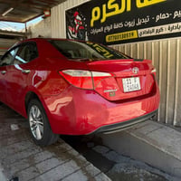 كورلا موديل ٢٠١٤ رقم بغداد وارد امريكي حادثهة جاملغ الخلفي اليمين والب...