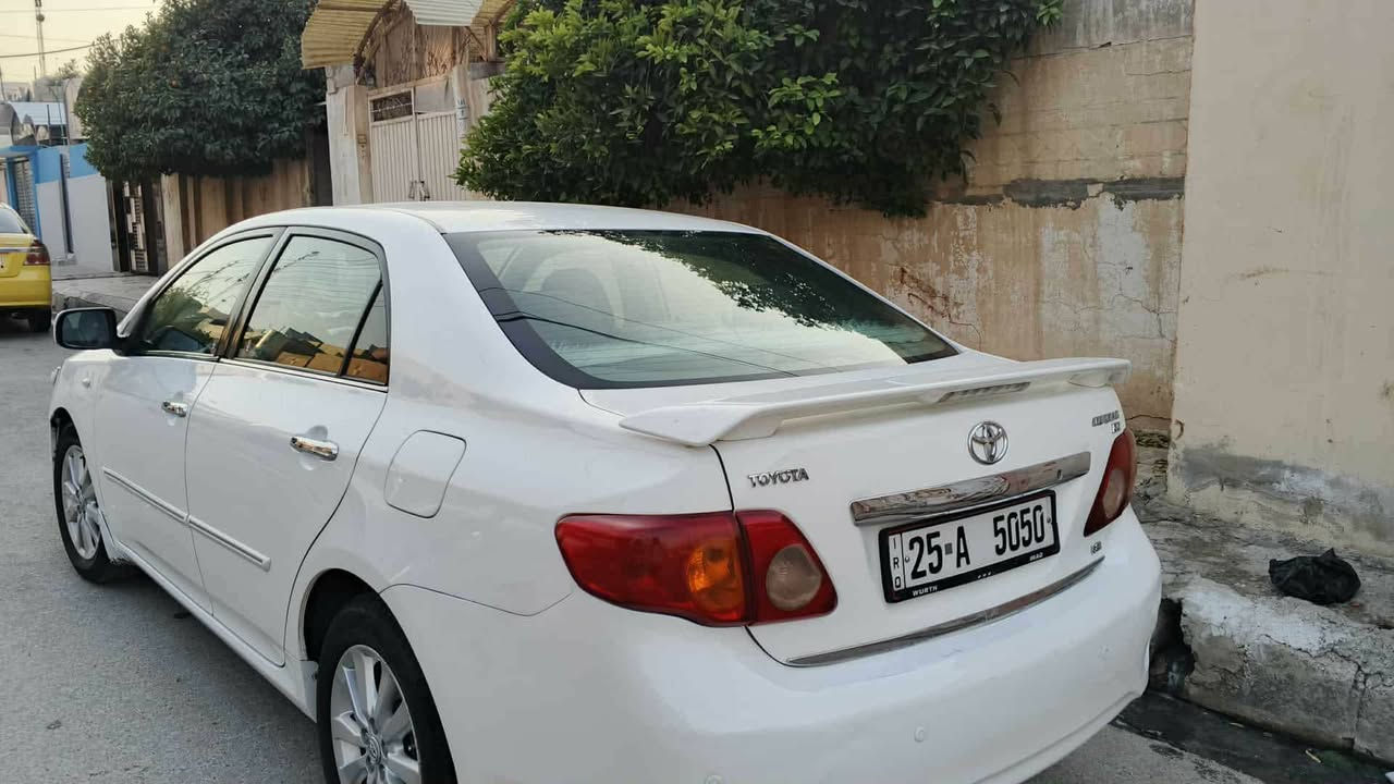 السلام عليكم كورلا 2009 محرك 18 محرك او كير شرط 
سياره كلين شرط لا طخه ولا تبديل شرط بلادي 
سياره شرت التحويل رقمها كركوك مشروع وطني  شرط التحول السعر  125 $. بيها مجال   ( رقم الهاتف ) ( ***********)
