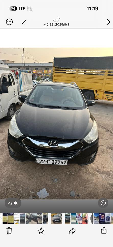 توسان 2010 هزة جديد سنوية جديد 4 تايرات جدد مافي مصرف رقم اربيل لتواصل ***********
