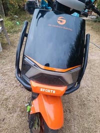 عندي هذا دراجه شحن اشتريته جديد بلكارتون  مستخدم أقل الشهر دبل سويج تش...