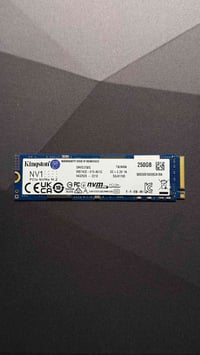 الموديل: Kingston NV1 M.2 NVMe SSD رقم القطعة (Part Number): SNVS/250G...