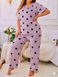 بيجاما جامبو • قطن سوزيت صيني • 4XL-5XL