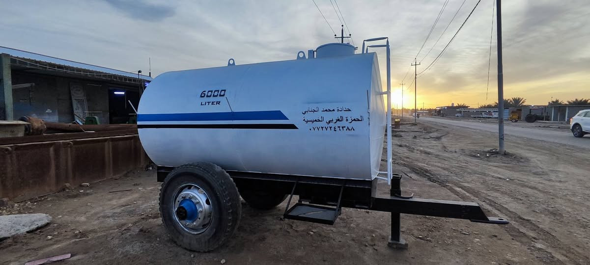 مقطوره تزكام  6000لتر حديد  مغلون3ملم  شاصي 8ملم  دنكير تريله العنوان بابل/ الحمزه الغربي/ الخميسيه. للاستفسار  واتساب ***********
