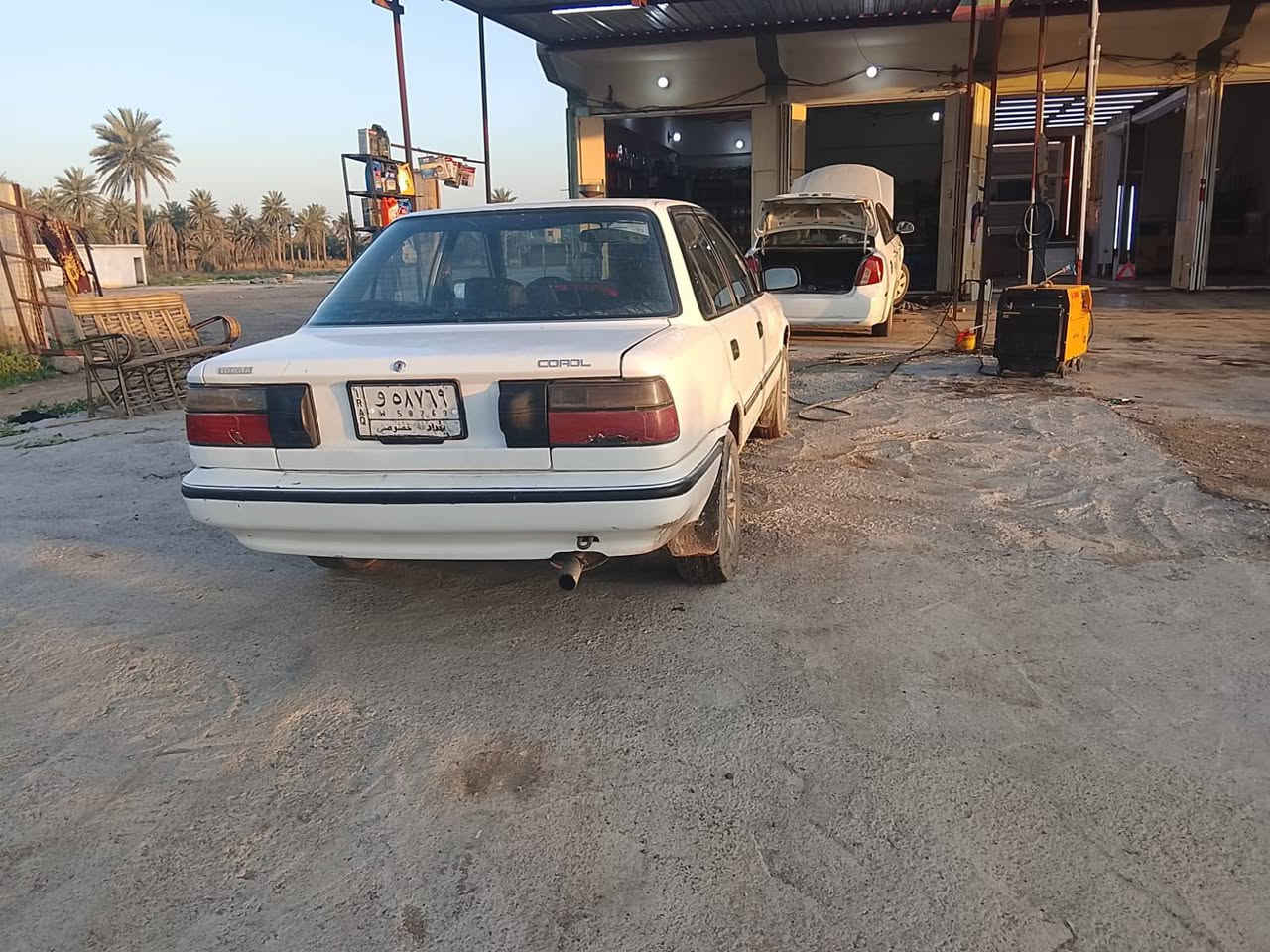السلام عليكم
متاح كورلا عضم موديل 1990 بالتكمه بالسنويه مسجله 89 كير ومحرك كفاله كهربائيات شغاله رقم بغداد تحويل ثاني يوم سنويه لل 27 سياره عضمتها كلش حلوه مصبوغه حزام درجه اولئ دشبول وغرفه نضيفه باتري جديد عوزها ترتيبات بسيطه السعر 40 وبيها مجال للشراي وميتعبني مكان السياره ديالئ المقداديه للستفسار ***********
