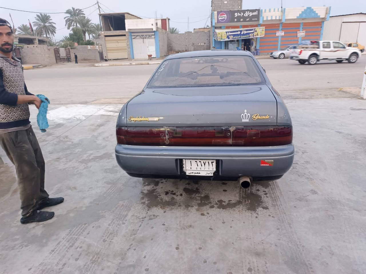 تيوتا كراون 1992
كفاله كص ونقل جثه واصوليات 

رقم انبار مشروع وطني تحويل مباشر

حداده  70٪ و كهربائيات كامله
تخم تاير قبل شهر شادهن

كير ومحرك بطه 2500 ديلكو 

باقي التفاصيل معروفه…

السعر 45 وبيها مجال

عنواني واسط الزبيدية 
*********** واتساب
