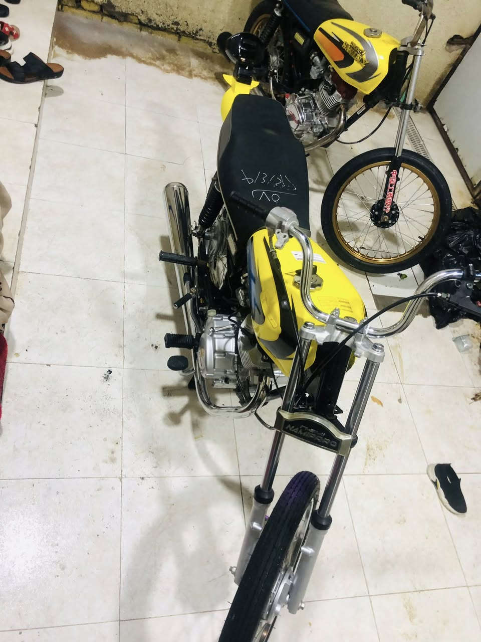 دراجه البيع تايكر مكينه درجه جهزه برغي ما نقصه مكفول من بوكه نظافه ونصبه سعر ٦٥٠بيه مجال قليل مكان جزيره *********** المو شراي لا تعبنه
