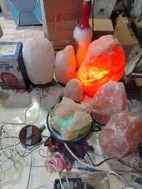 حجر الهملايا • ٧ قطع كبيرة • مجموعة صغيرة