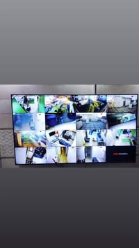 أحد أعمالنا في بغداد الكرخ  تنصيب 15كاميرا من شركه هيك فجن  0773916807...