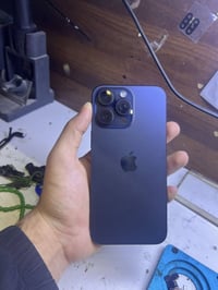 ايفون 15برو ماكس ماستر ذاكرة 256 بطارية 90 بصمة الوجه واكفة بسب التحدي...