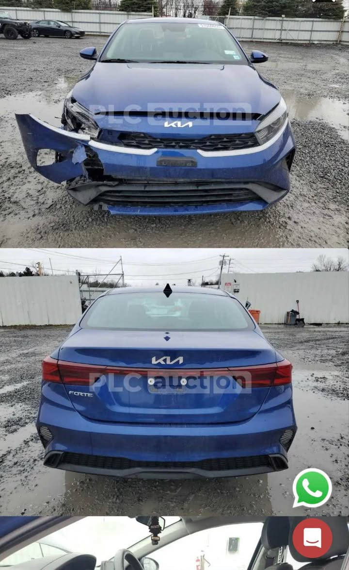 سلام عليكم كيا فورتي 2023 سياره جديدا كليا حادثه فقط دعاميه وراجع نفسه يعني بدون حادث بدون ايرباك بدون صبغ السياره سعره 157 وبيه مجال *********** بغداد, العراق
