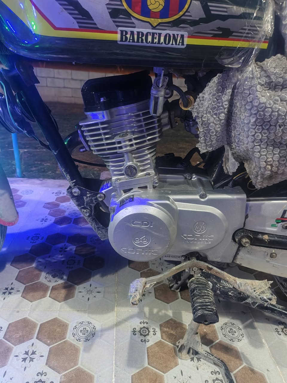 سلام عليكم ورحمة الله  دراجة نارية البيع دراجة حلوه  4كير مكان ديالى سعر التوصيل على لرقم ‏‪***********‬‏ محرك خير من الله
