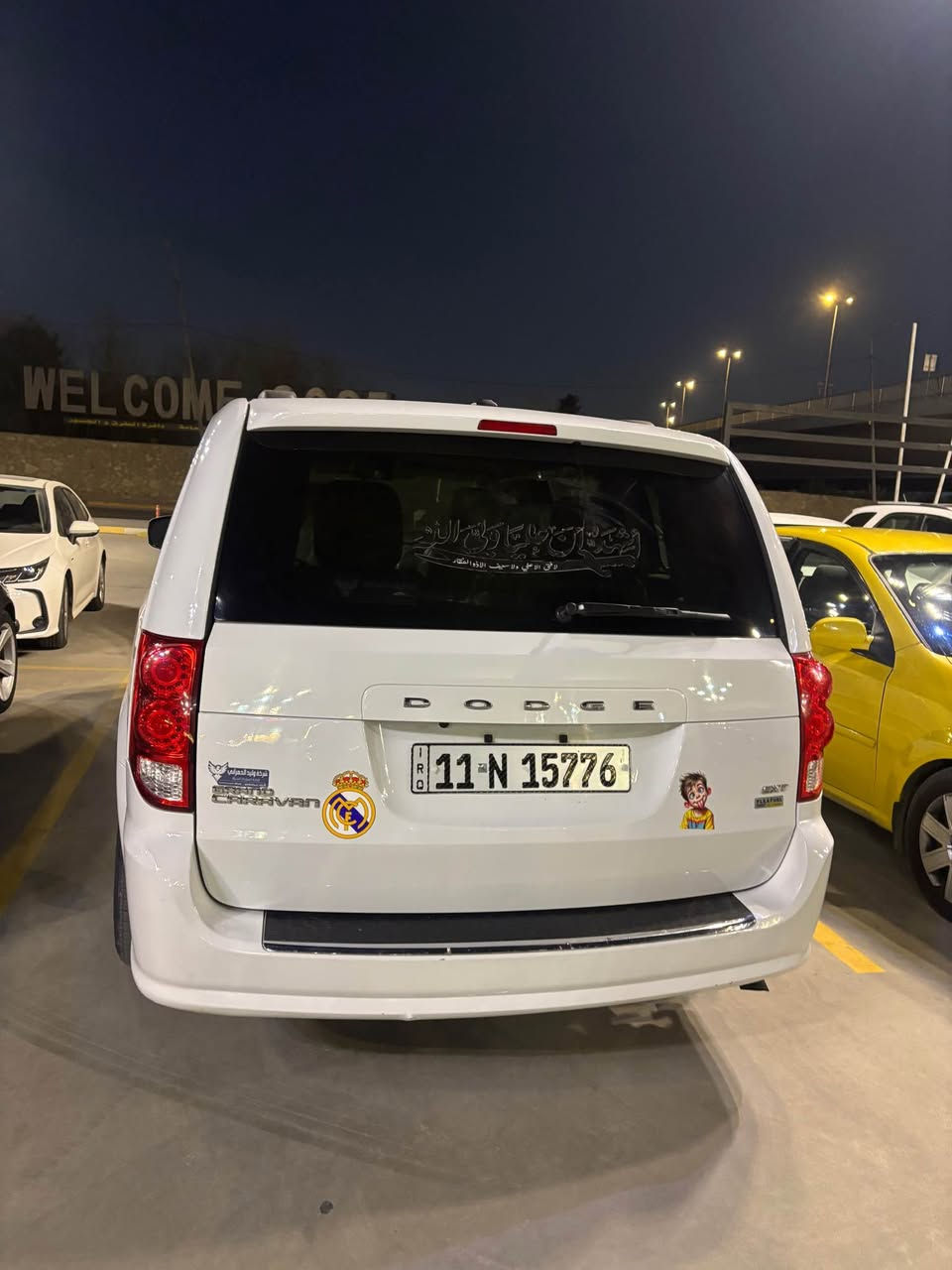 السلام عليكم 
دوج كرفان 2016
وارد كندي Sxt
محرك 3600V ماشيه 78ميل 
ضرره بين جاملغ وباب الامامي وبين باب الخلفي وجملغ الخلف مباوك بصبغ صفحه كامله 
وبيه بارد بسيط بجاملغ الامامي
3قطع تبريد 6جام كهرباء 
ابوب وصندوك كهرباء 
بيه مشكله صغيره بلكير من توكف ضل معلكه نمره 3مترجع اله تبوش فقط 
مكان بغداد حي جهاد 158$وبيه مجال بسيط 
*********** بغداد, العراق
