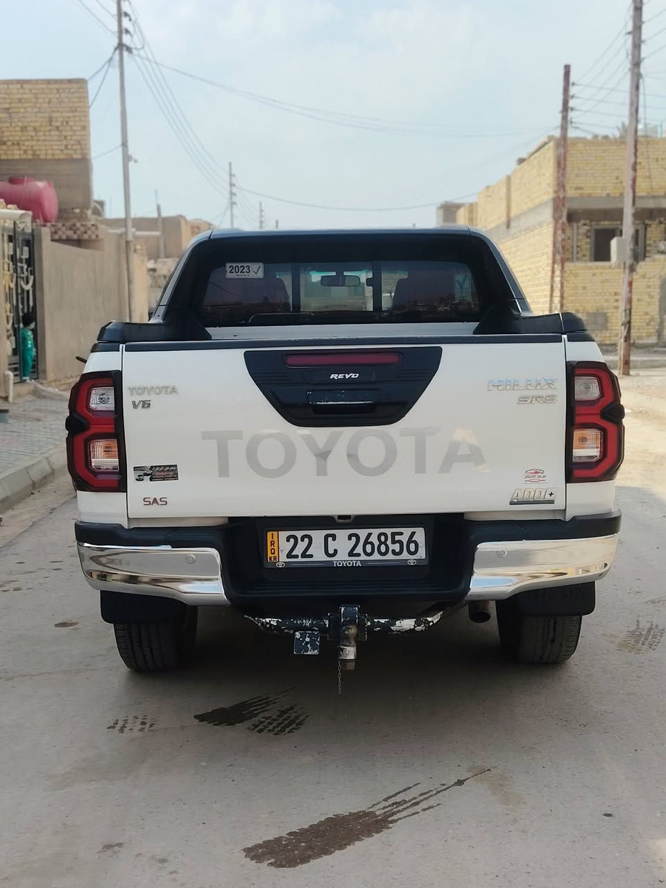 هايلوكس 4*4
6سلندر
مديل 2021
تي ار تي
رقم شمالي 
اوتوماتيك
ماشيه 100 
سوناره موجود بل منشور
مكفوله سياره اشيا بيه بسيطه 
بصمه 
كامره خلفيه
حساس امامي خلفي
تبريد بالمقاعد
شاحن لاسلكي 
شاشه دعم كاربلاي 
عنوان سياره واسط الكوت
رقم ***********
