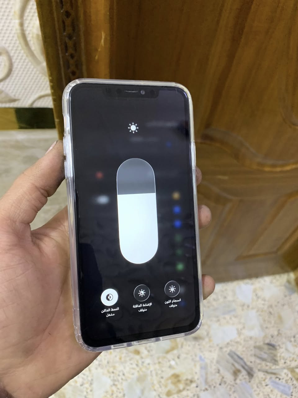 للبيع ايفون 11 برو ماكس شرق اوسط دبل سيمكارت بطارية ٧٦ الجهاز مبدل شاشة اخت الاصليه ٣ خيارات بصمه الوجه لاتعمل الباقي كلة شغال وعل فحص السعر 235 الف الشراي واتساب او يتصل واني حاضر
***********
