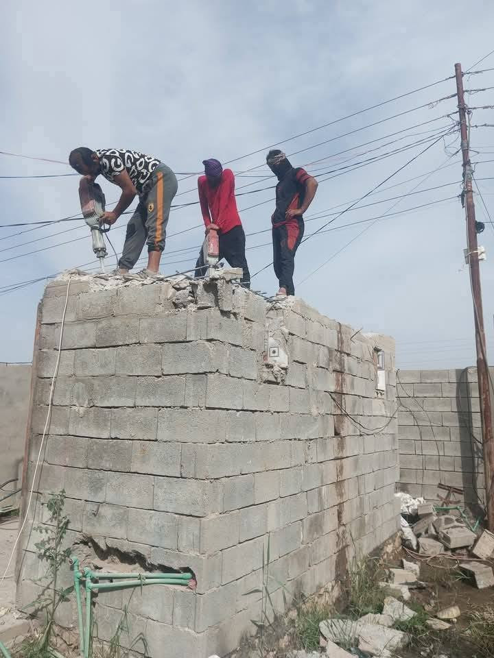 سلام عليكم  /  يوجد كادر عمل جاهز /  تصعيد مواد /  تنضيف بيوت /  تفليش /  تكشيط /  دفن نهري /  شقلنه ليل ونهار /  ومعداتنه جاهزه  ومالك دخل بكلشي تأخذ شقل جاهز مني سلمني شقل وتأخذ شقل جاهز / ماعليك بس تصال على رقم /// ***********

