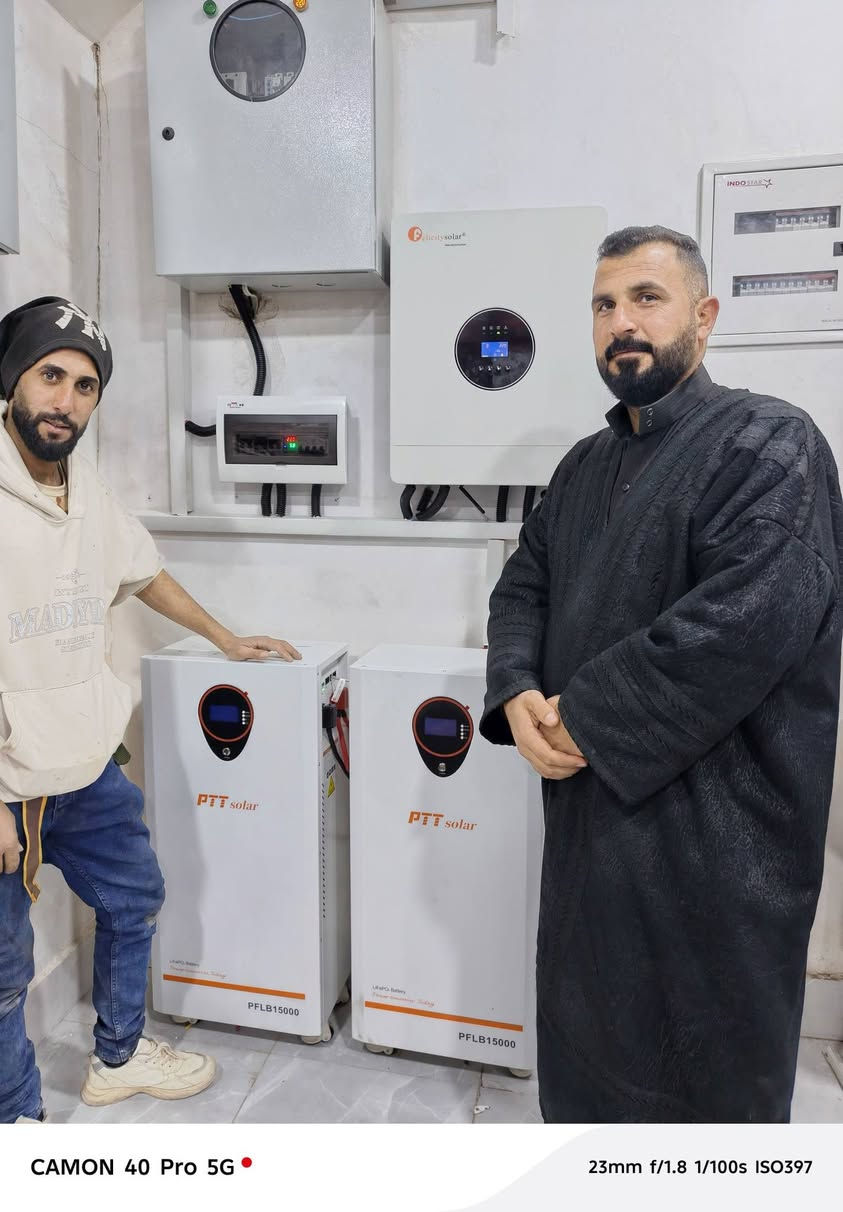 مكتب الشروق الطاقه  الشمسية
تفاصيل المنظومات
العرض الاقوى تحطيم الاسعار 🔥 🔥 🔥 🔥 🔥 🔥
العرض الاول :
القدرة : 15 نهاري و 15ليلي
الألواح:سولار الماني  ضمان عشر سنوات عدد7
البطارية: ليثيوم حجم 15كيلو ضمان (5) سنة
الانفريتر :حجم 6 كيلو كرواط جناحين ضمان سنتين
السعر 3800
العرض الثاني :
القدرة : 10 نهاري و 10 ليلي
الألواح: سولار الماني ضمان عشر سنوات عدد 5
البطارية: ليثيوم حجم 10 كيلو ضمان خمس سنوات
الأنفيرتر :حجم 6 كيلو من شركة فليستي ضمان سنتين
السعر 3200
العرض الثالث :
القدرة : 10 نهاري و 7 ليلي
الألواح: سولار الماني ضمان عشر سنوات عدد5
البطارية: ليثيوم حجم 7.5 كيلو ضمان خمس سنوات
الأنفيرتر : حجم  4 كيلو ضمان سنة واحدة
السعر 2600
العرض الرابع
القدرة : 8 نهاري و 5 ليلي
الألواح: سولار الماني  ضمان(10) سنوات  عدد 4
البطارية: ليثيوم حجم 5 كيلو ضمان خمس سنوات
الأنفيرتر : حجم 4 كيلو من شركة فليستي ضمان سنة واحدة
السعر 2100
العرض الخامس
القدرة : 6 نهاري و 2.5 ليلي
الألواح:سولار الماني  ضمان (10)سنوات  عدد 3
البطارية: ليثيوم حجم 2.5 كيلو ضمان خمس سنوات
الأنفيرتر : حجم 4 كيلو من شركة فليستي ضمان سنة
السعر 1700.                                                                                 محمد السمران.                                                                              0774883212 واتساب                                                                     ***********
