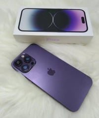 ايفون 14 برو ماكس ماستر ويا كارتونة بطارية ٨٨ ذاكرة ٢٥٦ مكفول كفالة عا...