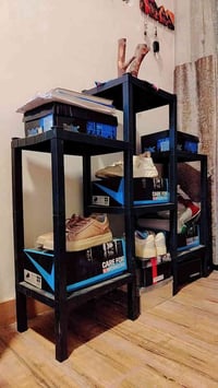 رفوف بلاستك تصير كزامةاو معرض او مكتبة او لعب غرف اطفال حتى للمطبخ تصي...