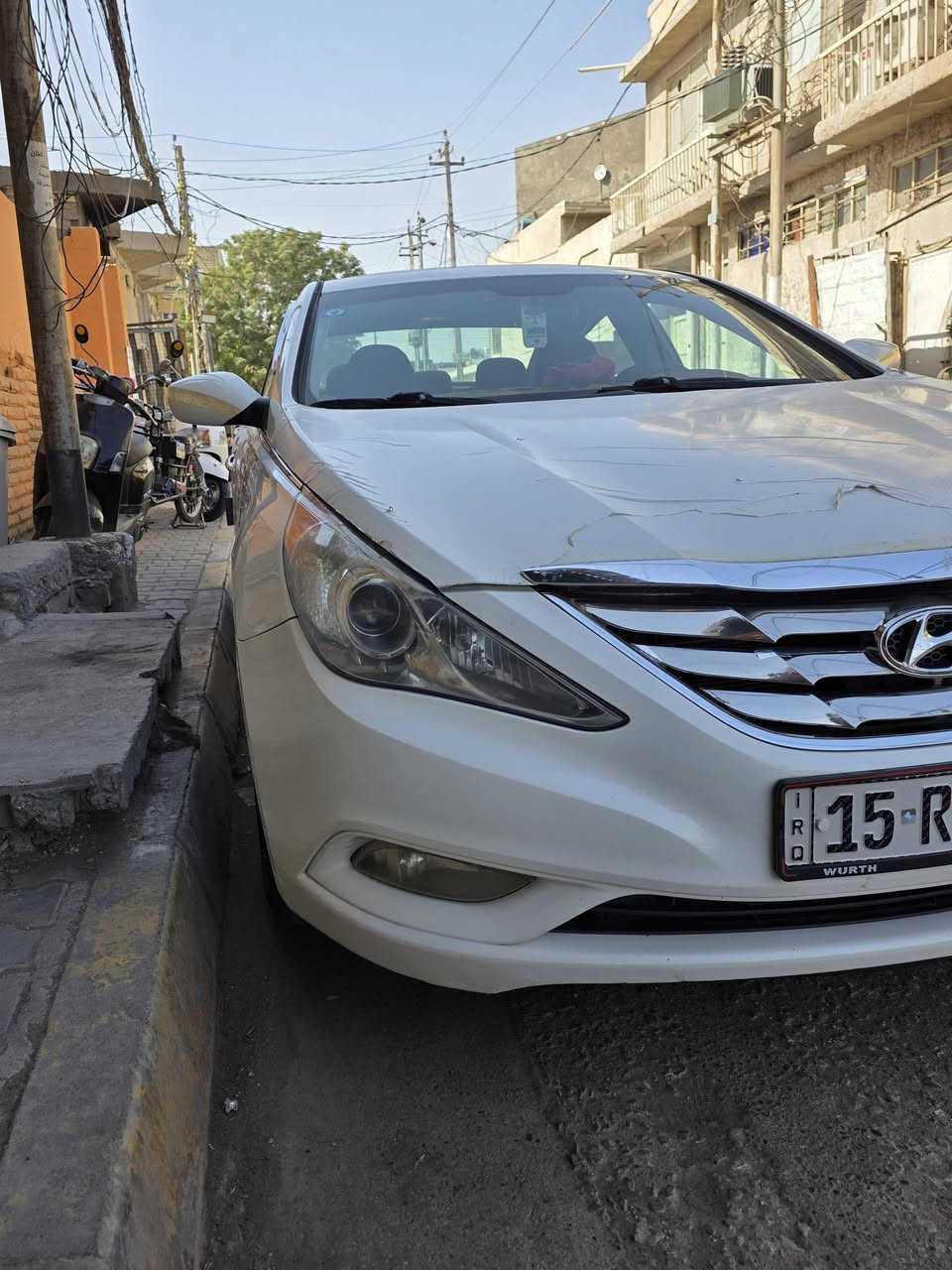 يالله 
سوناتا ٢٠١١ رقم انبار باسمي سنوية ل٢٠٣١ 
فول مواصفات بصمه فتحة معروفة
وارد امريكي محرك ٢٤٠٠ gdi
حادثتها جنطة  صبغ جنطة و صبع جاملغات الورة
بجمها كبس شركة
تبريد ثلاجة فول
عنوانها كربلاء قرب مندي ابو هاشم
السعر : ١٠٥ 
***********
