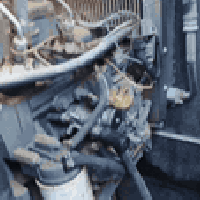 مولد بيركنز نظام التبريد دهن دوار، 3 فيز 120 امبير  محرك ديزل 40k   سو...