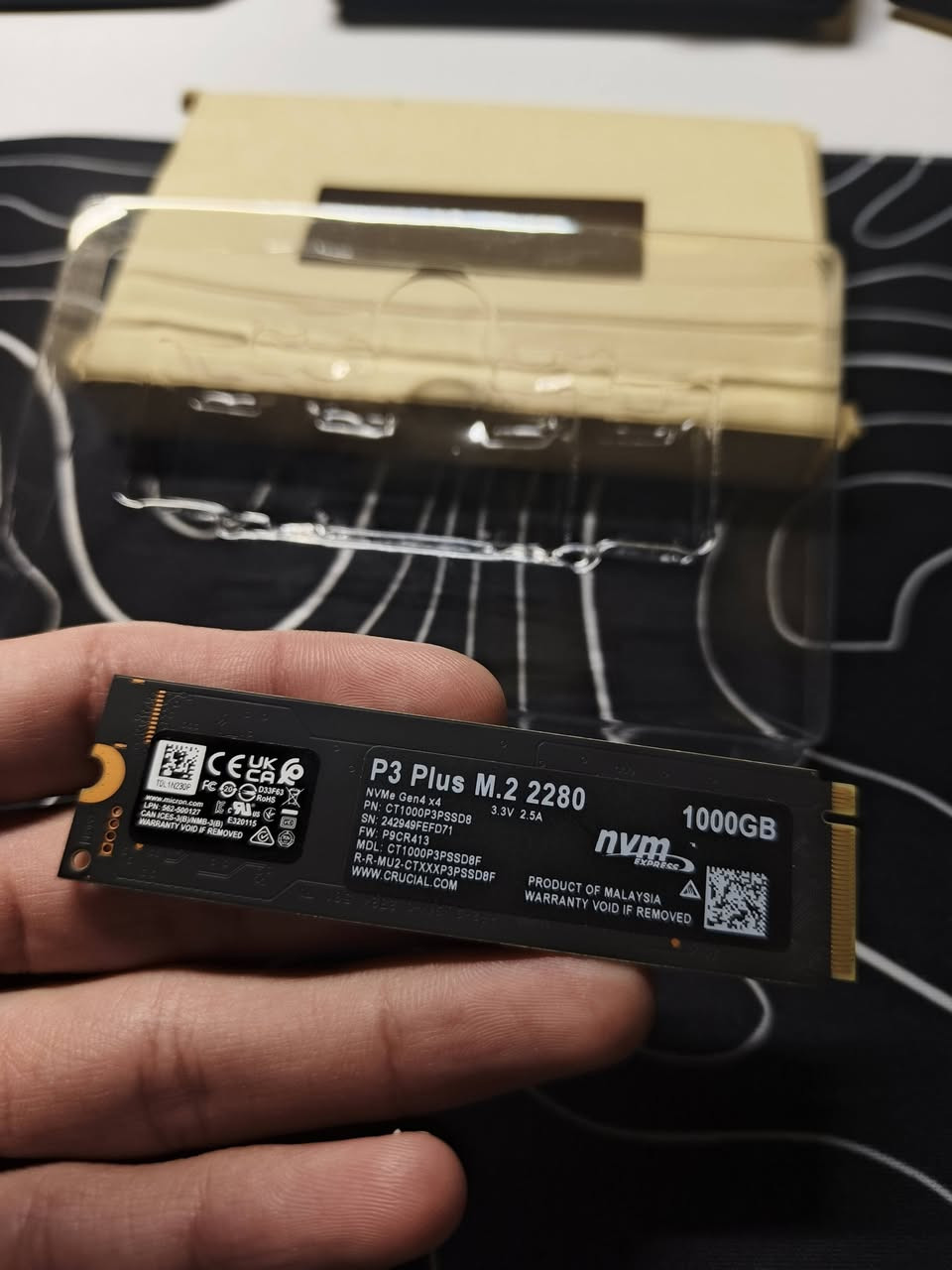 ADATA LEGEND 850 M.2 (1TB) GEN4×4 5000MBps
CRUSIAL P3 PLUS M.2 (1TB) GEN4×4 5000MBps 

 القطعتين غير مستخدمات فقط علگد الفحص 
سعر القطعه ١٣٠ الف


**إذا كنت صاحب هذا الإعلان وتريد حذفه لأي سبب، رجاءا أرسل رسالة إلى الدعم الفني**