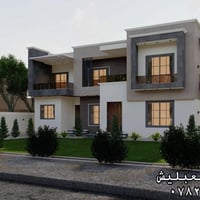 تصميم مبنى سكني • طابقين • القطمير الشرقاط