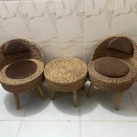 كرسين • طبلة خوص • شغل يدوي