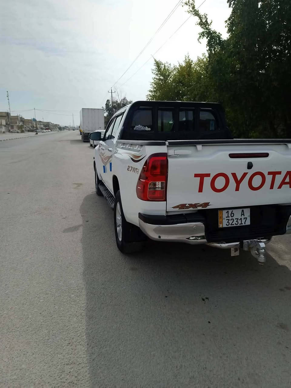 السلام عليكم
للبيع هايلوكس موديل2020 ماشيه170
فورويل عالي مكينه جديده كير اوتوماتيك
تبريد قطعتين كشنات تبريد تغليف بيبان
من الداخل مع جكمجه لايلون حراري 
تخم تاير رقم انكليزي بسمي
لايت زنون مكفوله عده الي موضح بسونار
مرفق مع الصور للستفسار الإتصال على الرقم*********** مكان النجف الاشرف
