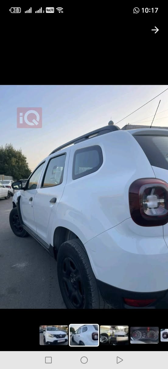 السلام عليكم
رينو داستر ٢٠١٩ مكفولة من الصبغ و البارد ماشية ٧١ الف كيلو رقم بغداد باسمي السعر ١٠٥$ 
للاستفسار ***********
