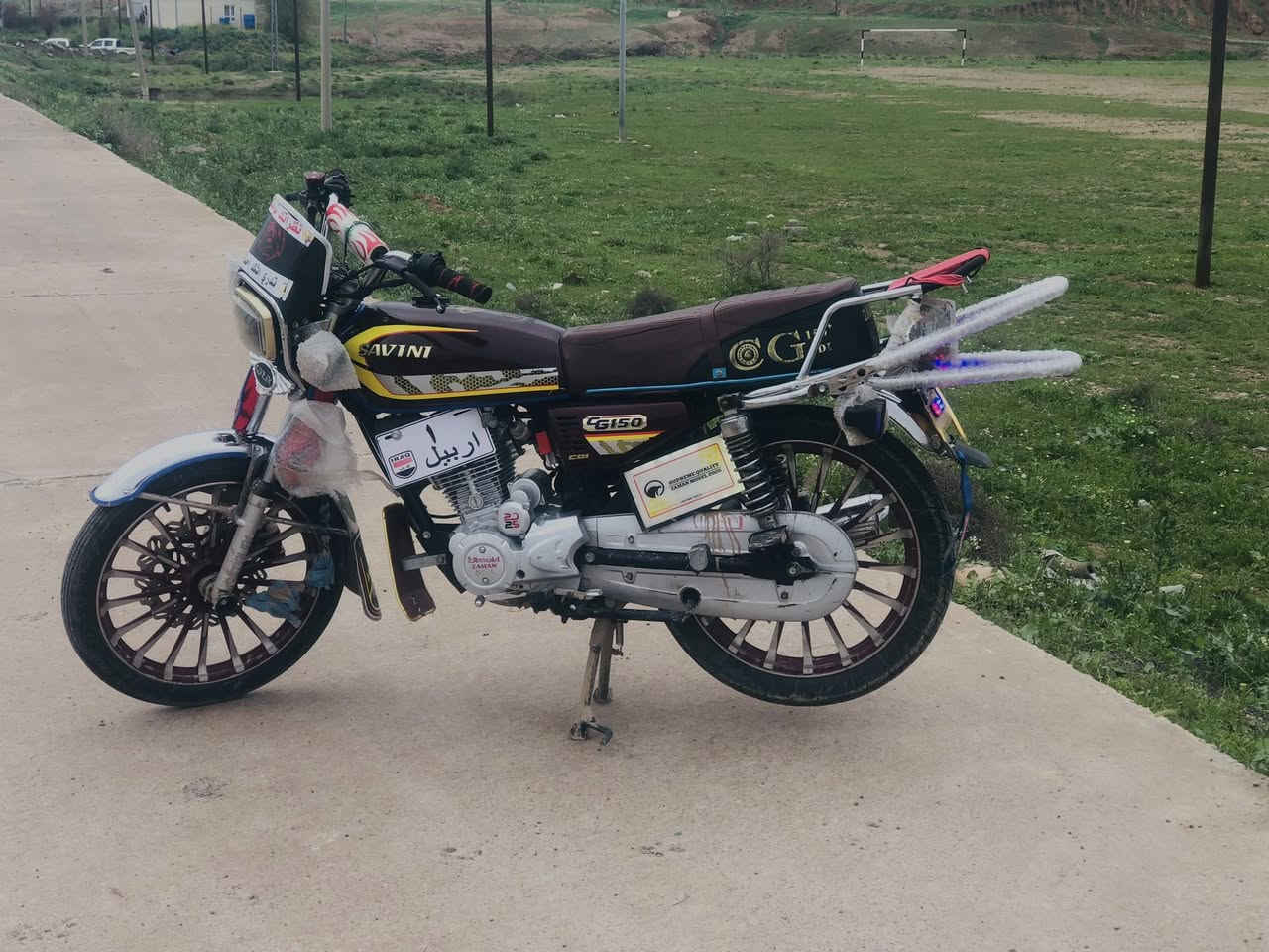 السلام عليكم  ماطور للبيع 2025سافين اخو الصفر مالجنايه جنبزه فول تاخذون ماتصرف عليه ربع محرك150 كبس منفيس اصلي  مكاني اكوير سعر ٧٠٠ وبي مجال قليل الخاص مفتوح رقمي ‭٠٧٧٠ ٢٨٤ ٩٤٦١‬
