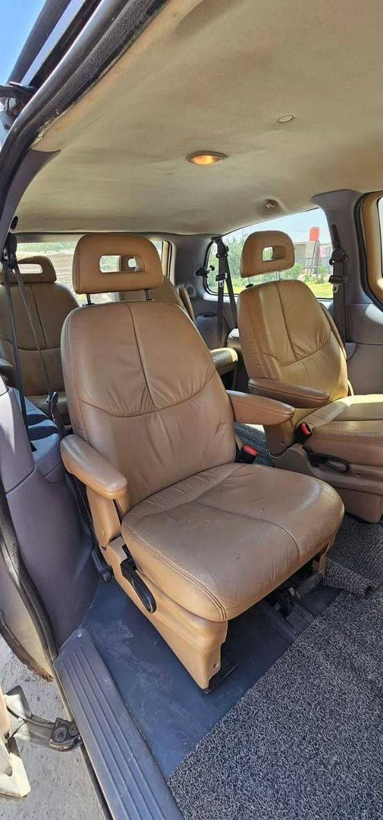 دوج كرفان موديل(2000) محرك6سلندر بداية صرف مكان موصل   رقم نينوى جديد+سنوية عظم. تبريد +تدفية شغالة.  كشن سايق كهربائي.  كشنات سياحي. مصبوغة عام. صدر جديد. طخم تاير جديد  $55 بيها مجال ‏‪***********‬‏
