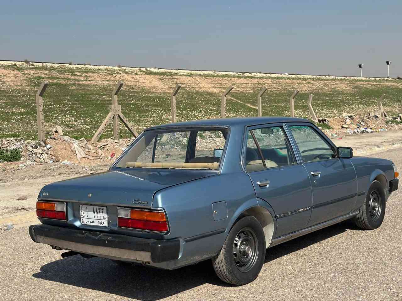 تويوتا كرونا 1981
نعمير درجة اولى
كير ومحرك شرط
4 تايرات جديد
طخم امامي خلفي كله جديد
كهربائيات كلها شغال
سنوية ورقم وهزة  جديد  مشروع وطني باسمي 
دفتر بنزين رقم كركوك مميز
سعر 38 قفله مكان سيارة كركوك
*********** كركوك, العراق
