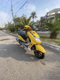 🍋 سكنس نثيه 110 ياباني للبيع  لون ليموني بلادي  مكينه بلاديه 58 (مكفول...