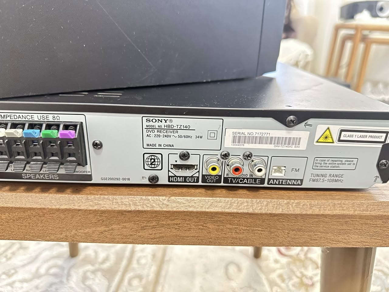 السلام عليكم 
مكبر وصوت و دي في دي نوع سوني نظيف شرط الشغل كل ملحقاته كامله نقص الريمونت فقط السعر ٩٠ الف يوجد توصيل


**إذا كنت صاحب هذا الإعلان وتريد حذفه لأي سبب، رجاءا أرسل رسالة إلى الدعم الفني**